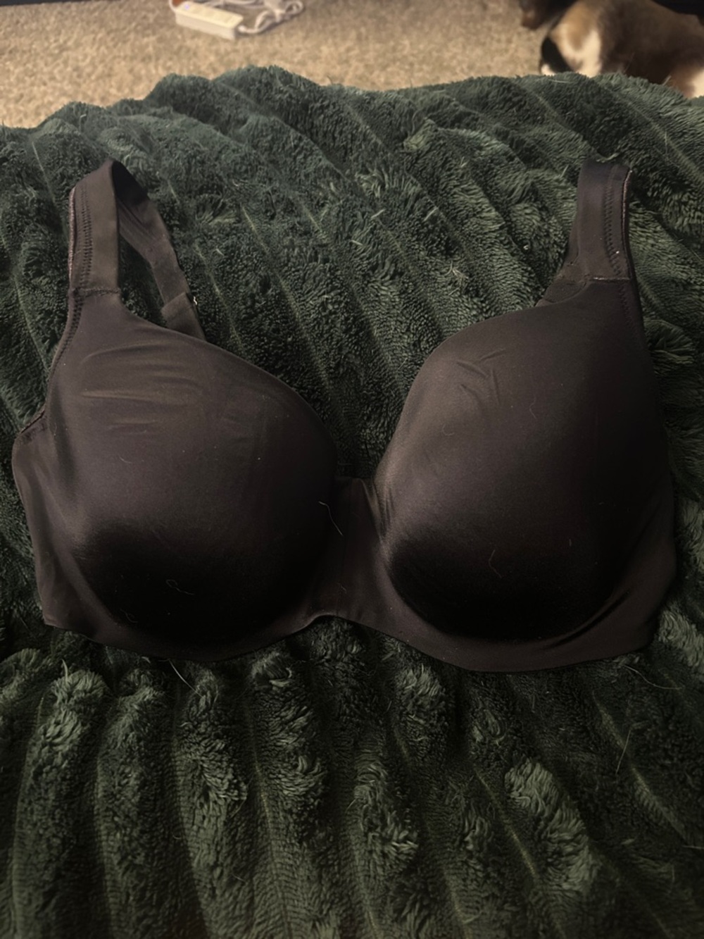 Soma Stunning Support Balconette 36D Everyday Smooth T-Shirt Bra - Black
